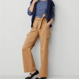 Ann Taylor Straight Leg  Cargo Pant - Khaki  size 12 NWT